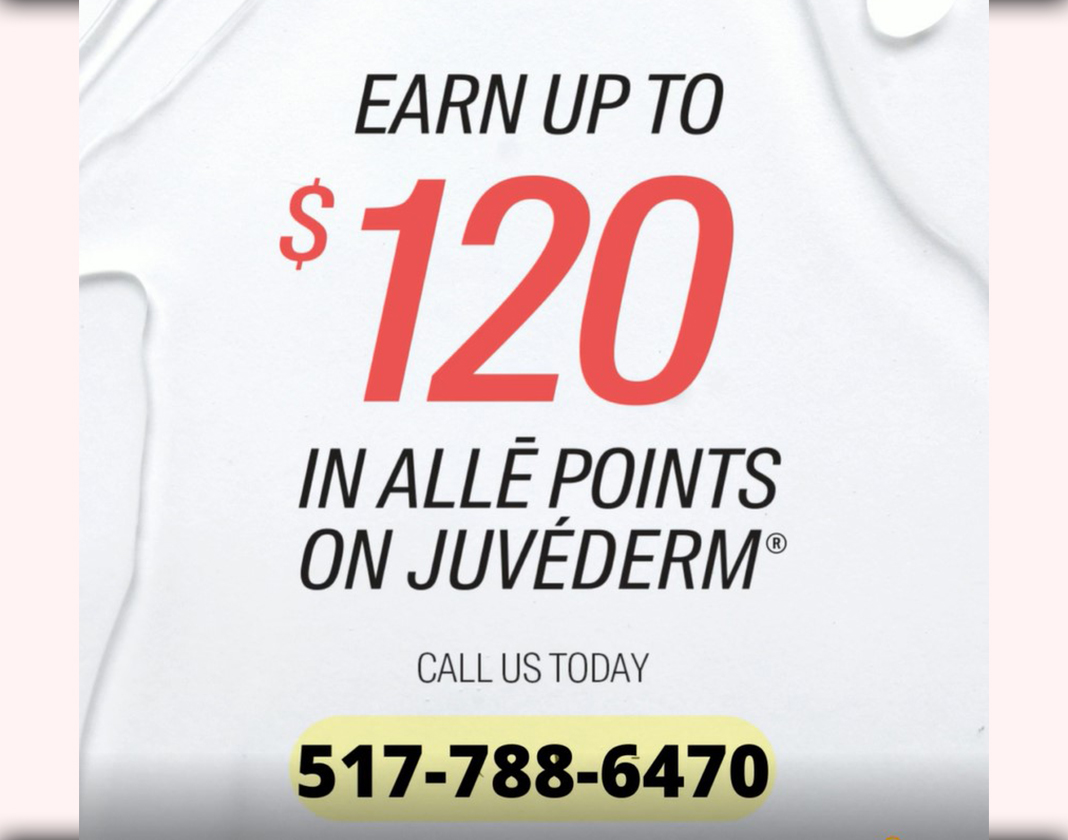 Earn Up To $120 in Alle Points on Juvederm